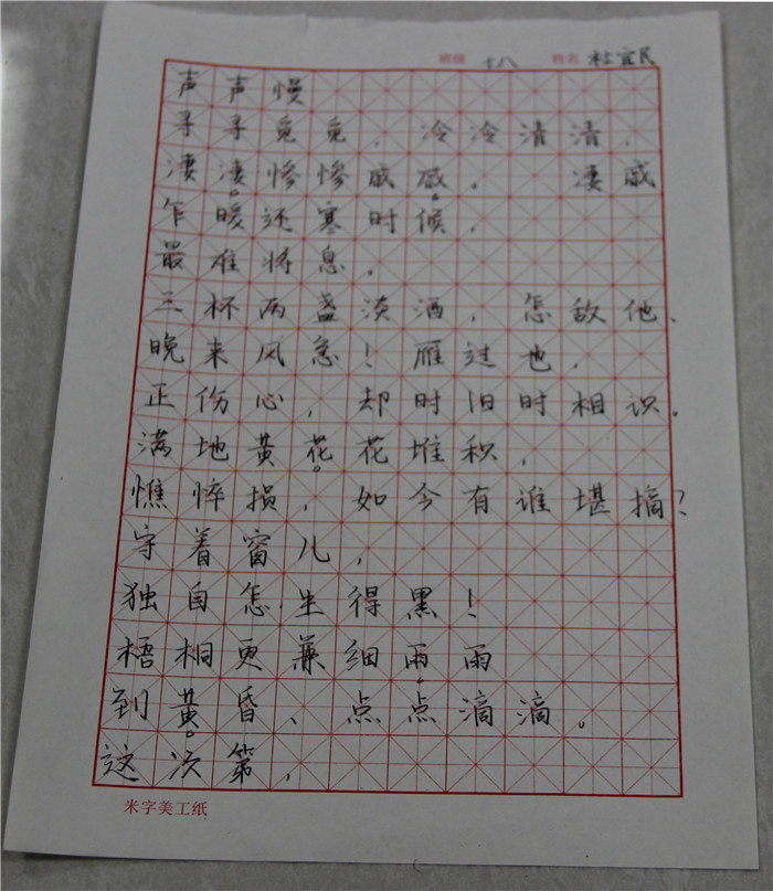 國(guó)學(xué)書(shū)法大賽獲獎(jiǎng)作品(圖3)