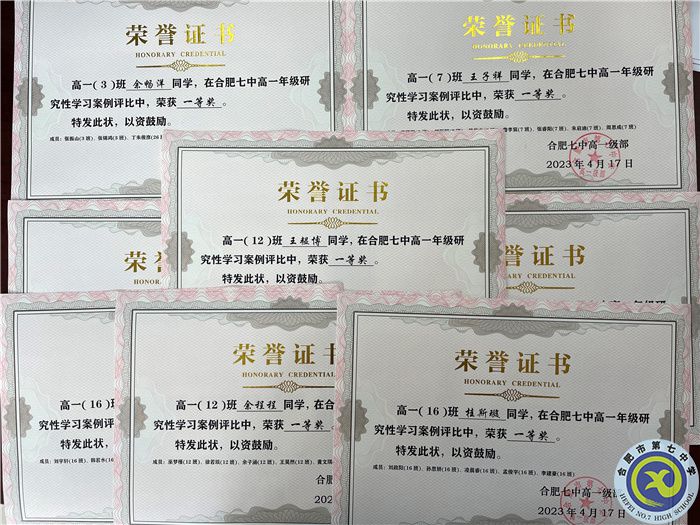 合肥七中高一年級(jí)開展寒假研究性學(xué)習(xí)活動(dòng)(圖5)